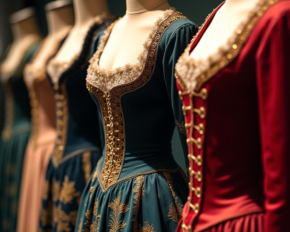 Costumes d'époque authentiques